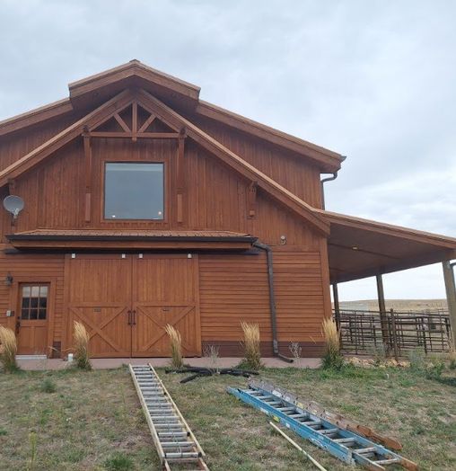 barn restaining project